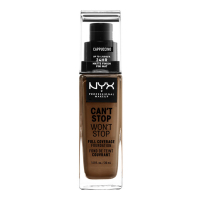 NYX Fond de teint 'Can't Stop Won't Stop Full Coverage' - Cappuccino 30 ml