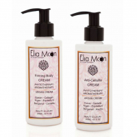 Elia Moon Crème anti-cellulite, Crème raffermissante 'Argan + Firming' - 400 ml, 2 Unités