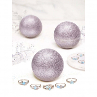 Charmed Aroma Set de boule de bain 'Silver Shimmer' - Adjustable Ring Collection