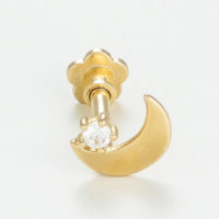 Or Éclat Women's 'Lune' Piercing