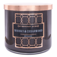 Colonial Candle Bougie parfumée 'Everyday Luxe' - Whiskey & Cedarwood 411 g