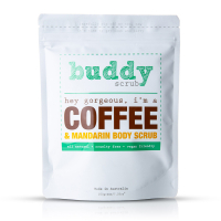 Buddy Scrub Körperpeeling - Kaffee, Mandarin 200 g