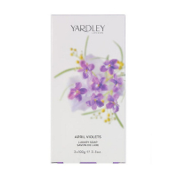 Yardley 'April Violets' Soap Set - 100 g, 3 Pieces