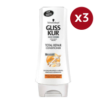 Gliss Après-shampoing 'Total Repair' - 200 ml, 3 Pièces