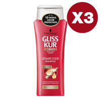 Gliss Shampoing 'Ultimate Color' - 250 ml, 3 Pièces