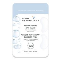 Herbal Essentials Masque tissu pour les yeux 'Rescue Revive' - 1 Sachets