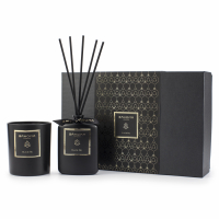 Bahoma London 'Obsidian' Diffuser, Large Candle - Black Fig 220 g