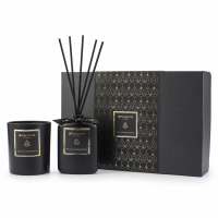 Bahoma London 'Obsidian' Candle & Diffuser Set - Black Sandalwood 2 Pieces