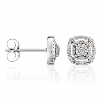 Paris Vendôme Women's 'Carré Richesse' Earrings