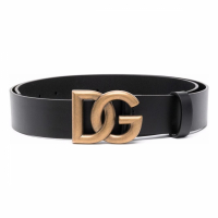 Dolce&Gabbana Men's 'Logo Buckle' Belt