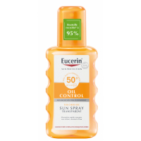 Eucerin 'Sun Protection Oil Control Transparent SPF50+' Sunscreen Spray - 200 ml