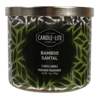 Candle-Lite Bougie parfumée 'Bamboo Santal' - 396 g