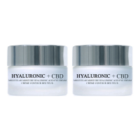 London Botanical Laboratories Crème contour des yeux 'Hyaluronic Acid & CBD Molecular Moisture Surge' - 20 ml, 2 Pièces