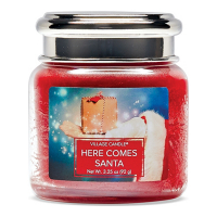Village Candle Bougie parfumée 'Here Comes Santa' - 92 g