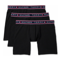 Tommy Hilfiger '3-Pk. Cotton Stretch Moisture-Wicking Boxer Briefs' pour Hommes