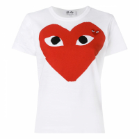 Comme Des Garçons Play 'Heart Eyes' T-Shirt für Damen