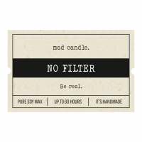 Mad Candle Bougie parfumée 'No Filter' - 360 g