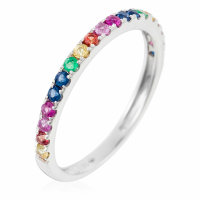 Diamanta Women's 'Colorful Love' Ring