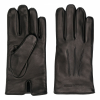 Emporio Armani Men's 'Embossed-Logo' Gloves