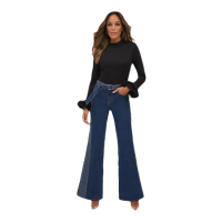 New York & Company Women's 'Ultra Rhinestone Side Stripe' Jeans