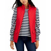 Tommy Hilfiger 'Quilted Zip Front Vest' pour Femmes