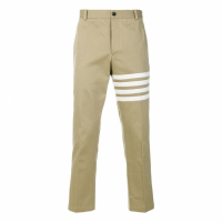 Thom Browne Men's 'Seamed 4 Bar Stripe Chino' Trousers