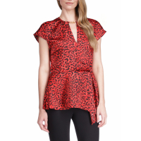 MICHAEL Michael Kors 'Wildcat Asymmetrical Hem Top' für Damen