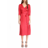 MICHAEL Michael Kors 'Cheetah Jacquard Midi Wrap Dress' für Damen