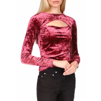 MICHAEL Michael Kors 'Long Sleeve Cut Out Velvet Top' für Damen