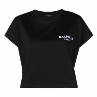 Balmain T-shirt 'Logo' pour Femmes