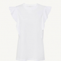 Chloé 'Ruffled' T-Shirt für Damen