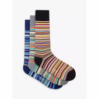 Paul Smith Chausettes 'Signature Stripe' pour Hommes - 3 Paires