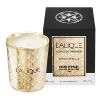 Lalique Bougie 'Noir Premier Plume Blanche' - 190 g