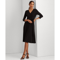 LAUREN Ralph Lauren Women's 'Surplice' Midi Dress