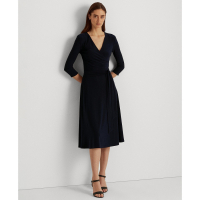 LAUREN Ralph Lauren Women's 'Surplice' Midi Dress