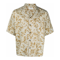 Saint Laurent Chemise à manches courtes 'Palm Tree Hawaiian' pour Hommes