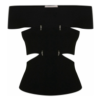 Alexander McQueen Women's 'Cut Out' Off the shoulder top