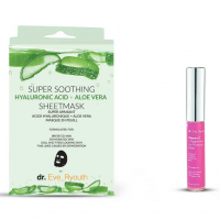 Dr. Eve_Ryouth 'Hyaluronic Acid Aloe Vera + Vitamin E & Peppermint' Plumping Gloss, Sheet Mask - 2 Pieces