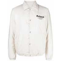 Alexander McQueen Men's 'Logo' Bomber Jacket