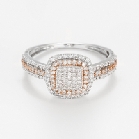 Diamanta Women's 'Carré Antique' Ring