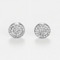 Diamanta Women's 'Ronds Scintillants' Earrings