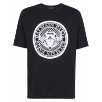 Balmain Men's 'Flocked Coin' T-Shirt