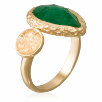 Rainbow Stone Women's 'Hélena' Adjustable Ring