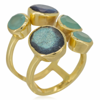 Rainbow Stone Women's 'Tatiana' Ring