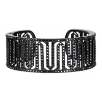 Karl Lagerfeld Women's 'Essentials Black Deco' Bracelet