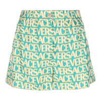 Versace Short 'Allover Logo' pour Femmes