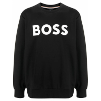 Hugo Boss Pull 'Flocked-Logo' pour Hommes