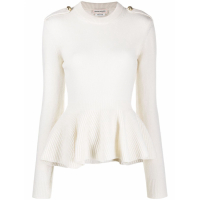 Alexander McQueen Women's 'Button Embellished' Sweater