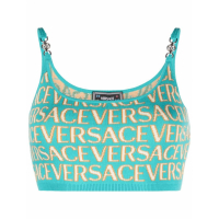 Versace Women's 'Logo' Crop Top