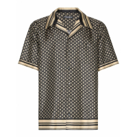 Dolce & Gabbana Chemise à manches courtes 'Geometric' pour Hommes